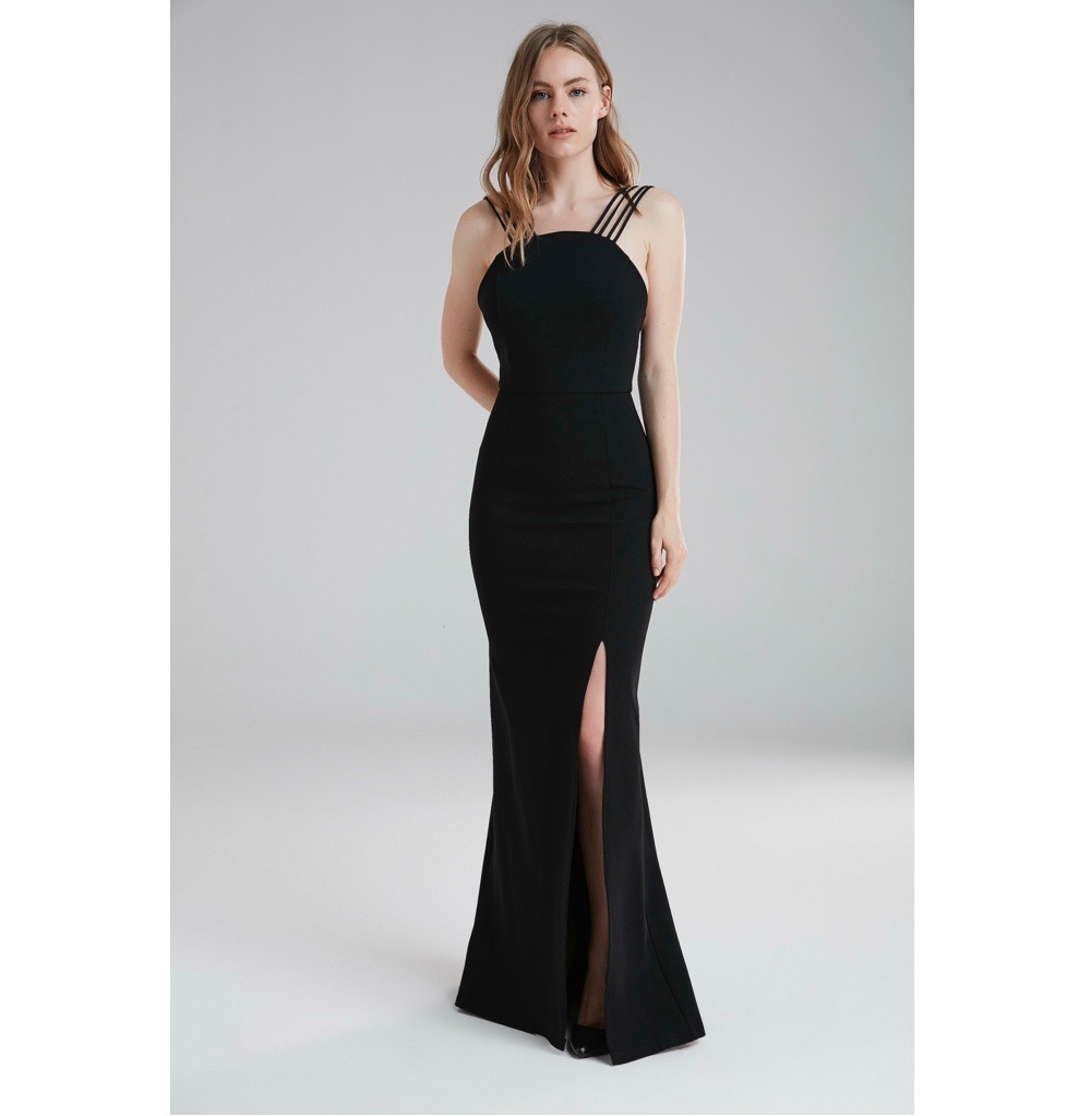 backless fishtail dress uk